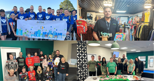 Reflecting on a Year of Giving: A Recap of Evolve's Charitable Contributions.