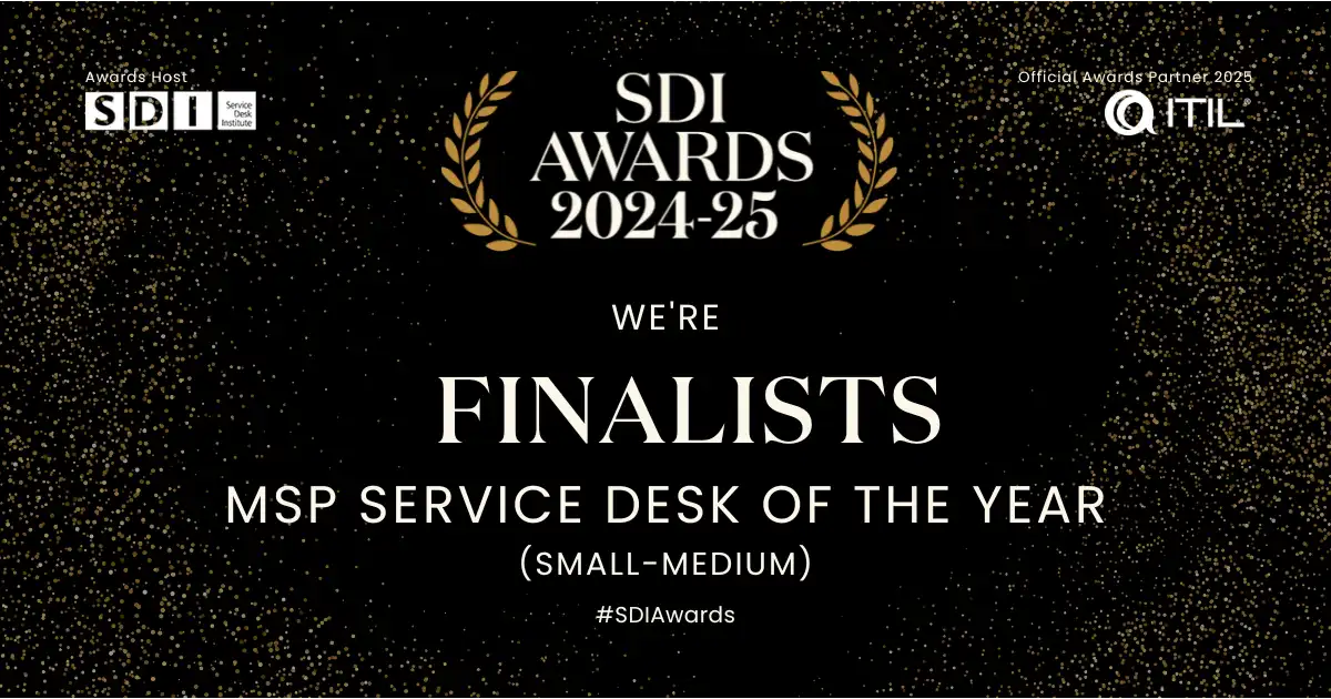 SDI Award Finalists - MSP Service Desk of the Year