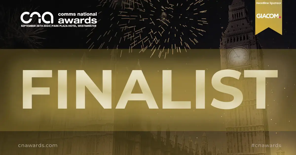 Evolve Shortlisted for Two Industry Leading Awards at the Comms National Awards.